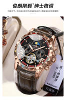 Reloj mecánico para hombre totalmente automático de marca suiza nuevo reloj luminoso impermeable. - details 14