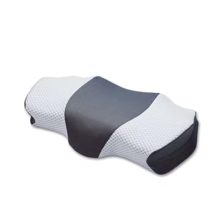 Almohada de contorno de espuma viscoelástica respetuosa con el medio ambiente, adecuada para dormir en adultos, con soporte para el cuello - 1