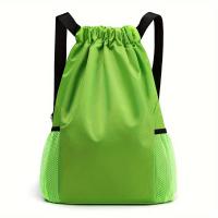 Mochila deportiva MARKROYAL con cordón - Ligera, plegable, Oxford, con correas de hombro ajustables, gran capacidad y bolsillos laterales de malla para viajes, gimnasio, baloncesto y desplazamientos diarios, mochila diaria |   mochila deportiva |   Cierre - details 9