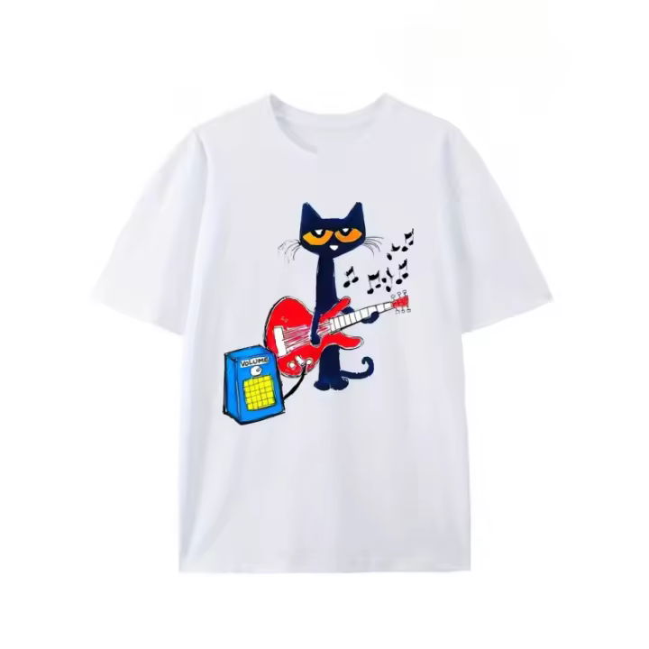 Camiseta Estampada de Moda para Hombre Sencillez y Destacabilidad de Masculinidad, Material de Algodón Puro, Color Sólido Tranquilo, Combinación de Estampados Vibrantes, Cómoda y Transpirable, Clásico Imprescindible para el Verano - 1