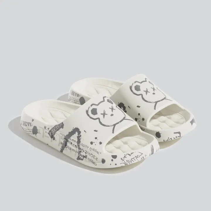 Nuevo desgaste exterior interior hogar antideslizante zapatillas geniales. - 1