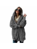 Autumn and winter fur warm top, mid to long length, double-sided anti fur jacket - details 1