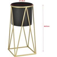 Soporte de Metal para Plantas 2 Piezas de 70 cm x 25 cm y 46,5 cm x 21,5 cm - details 2