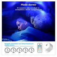 Nueva rotación aurora boreal cielo estrellado proyector de luz USB láser cielo estrellado luz ambiente temporizador apagado - details 3