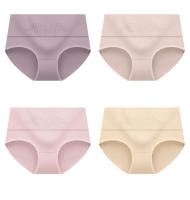 Bragas de Algodón Puro Talla Grande M-5XL 4Pcs para Mujeres Cintura Alta Modelador Sexy Lencería Transpirable Estilo de Corte Alto Lavado a Mano Instrucciones de Cuidado del Material Exterior de Algodón Hecho en China - details 8