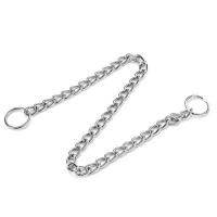 Collar de cadena de metal con correa de hierro inoxidable para adiestramiento de perros pequeños, medianos y grandes, Pitbull y Bulldog - details 2