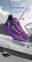 Nuevos zapatos de baloncesto transpirables finos de malla de verano, zapatillas informales ligeras con absorción de impacto y suela suave - details 1