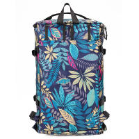 Mochila de gran capacidad para viajes con diseño de hoja y camuflaje para mujer bolsa de gimnasio para entrenamiento de yoga y fitness almacenamiento de zapatos bolsa de fin de semana - details 8
