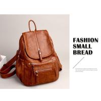Mochila de cuero de alta calidad para Mujer, Bolso de hombre Femenino Vintage, Bolso de viaje para Mujer, Mochilas escolares para Niños - details 23