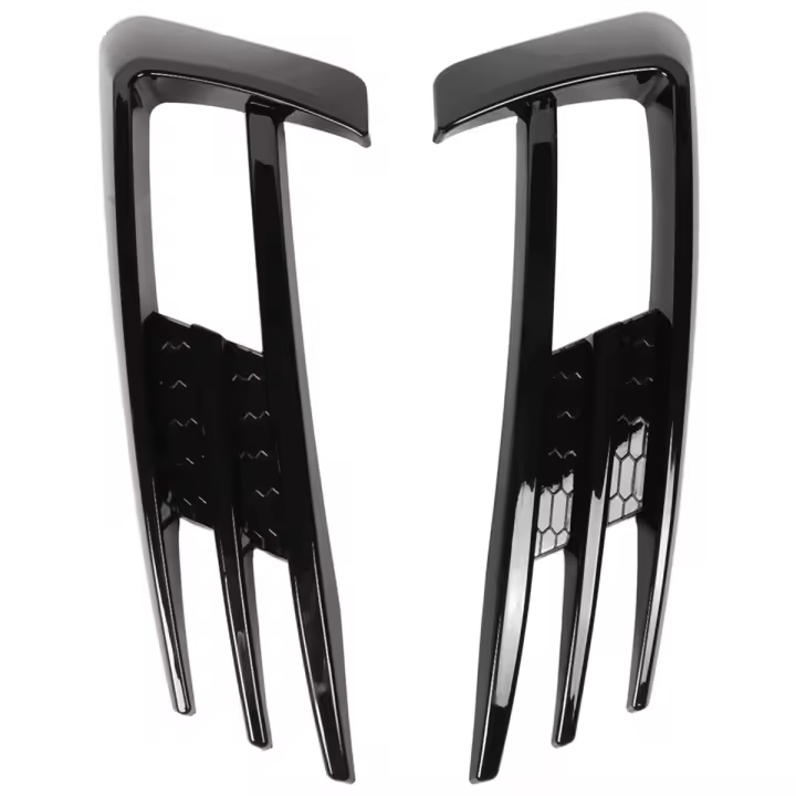 Parachoques de coche negro brillante, luz antiniebla, cubierta de rejilla, embellecedor, para Golf 7, MK7, 2013-2017 - 1