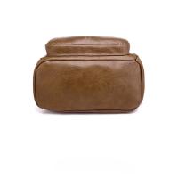 Mochila antirrobo de cuero vintage suave para mujer, mochila de trabajo de gran capacidad, bolso de hombro informal para mujer - details 22