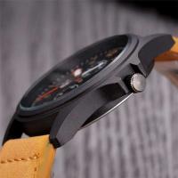 Reloj de Pulsera de Cuarzo Automático de Marca XINEW Correa de Cuero de Moda Casual para Hombres - details 12