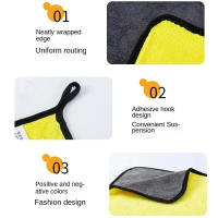 Toallas de Microfibra 12/1pcs Ideales para Limpieza y Secado de Coches - details 4