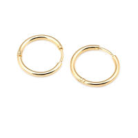 Aretes de Cuerda de Metal Dorado de 18K Diseño Redondo Rectangular de Alta Calidad - details 32