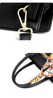 Bolso de mano con estampado de cocodrilo para mujer, bolso cruzado atmosférico - details 12