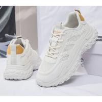 Zapatos masculinos nuevos zapatos deportivos con superficie de malla transpirable tendencia masculina zapatos casuales antideslizantes con suela gruesa moda masculina - details 11