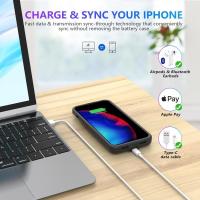 Xilecaly Carga Rápida para iPhone 15 Pro Max Batería de Litio-Ion de 6800mAh con Conector de Lightning Carga Múltiple para Dispositivos - details 3