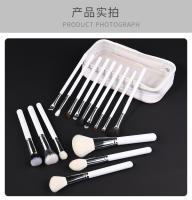 15 brochas de maquillaje blancas, brocha de sombra de ojos de lana de Cangzhou, brocha de maquillaje de rubor en polvo suelto de pelo animal - details 9