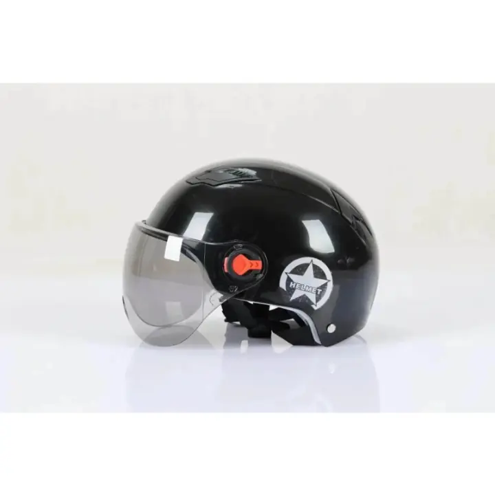 Nuevo Casco de Motocicleta Electrónico Diseño Abierto Medio, con Gafas - 1