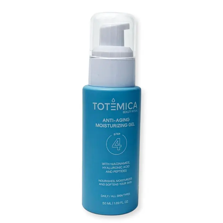 Hidratante facial con niacinamida, ácido hialurónico y péptidos, suero antienvejecimiento relleno de arrugas, hidratante reafirmante para todo tipo de piel - Vegano, sin crueldad (1.69 Fl Oz) - 1