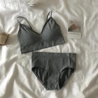 Conjunto Deportivo para Mujeres de Alta Elasticidad Estilo Coreano Push Up sin Anillo de Acero - details 1
