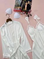 Conjunto de Kimono de Satén para Mujer Ouwu Ropa Interior Casual con Estampado - details 3