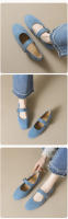 Zapatos Mary Jane Retro de Fondo Plano Weiwei Girl 313-26 Suela Suave, Boca Baja para Mujeres - details 9