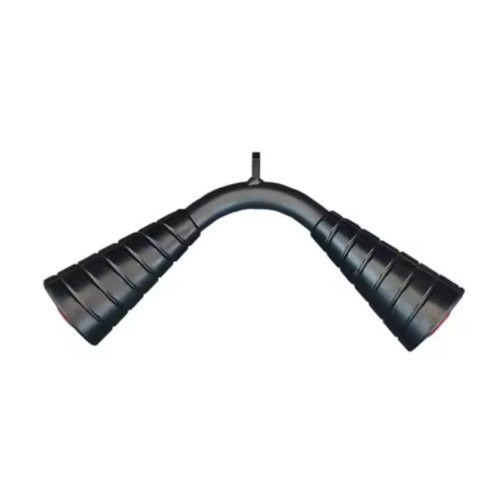 Mango de agarre de Fitness en forma de V, mango deportivo cónico de silicona para gimnasio, fácil de agarrar, mango antideslizante para levantamiento de pesas para adultos - 1
