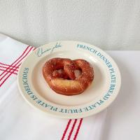 Celebridad de Internet plato de cerámica de alto valor estilo coreano ins plato de postre de crema retro plato de desayuno plato de pasta occidental - details 5