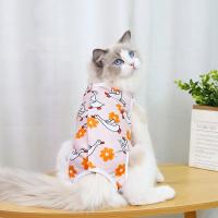 Traje de esterilización para destete de gatos, mono para perros pequeños y gatos, ropa de recuperación antipérilo después de la cirugía, ropa para el cuidado de mascotas con estampado bonito - details 13
