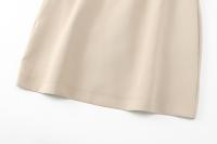 Ropa de mujer de estilo europeo y americano, vestido corto suelto con cuello de diseño abierto de moda - details 5