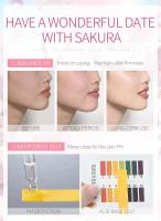 Suero facial blanqueador Sakura, antienvejecimiento, líneas finas, aprieta los poros, mejora el pigmento de melanina, crema hidratante opaca, ilumina el cuidado de la piel - details 4