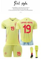 Conjunto de ropa deportiva de tres piezas para hombre y mujer, con estampado de la flor nacional de España，Ropa de fútbol para - details 0