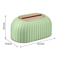 Caja de pañuelos de escritorio de elevación automática, soporte de almacenamiento de papel de servilleta elegante para el hogar, dormitorio, inodoro - details 6