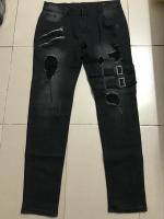 Jeans Retro Moto Biker Para Hombre Cierre Con Botón Y Cremallera Relleno Elástico Callejero Punk Skinny Denim Cargo Pantalones Y2K - details 8
