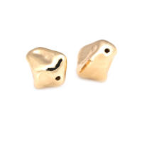 Espaciador de arco iris y Luna de latón, Color oro de 18K, paloma, estrella, nube, cilindro, pulsera ovalada, cuentas, fabricación de joyería, accesorios Diy - details 58