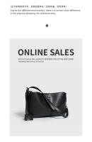 Bolsa de hombro de nueva moda con bloqueo de la axila, bolsa de mensajero, locomotora portátil ligera de lujo, bolsa cuadrada pequeña - details 17