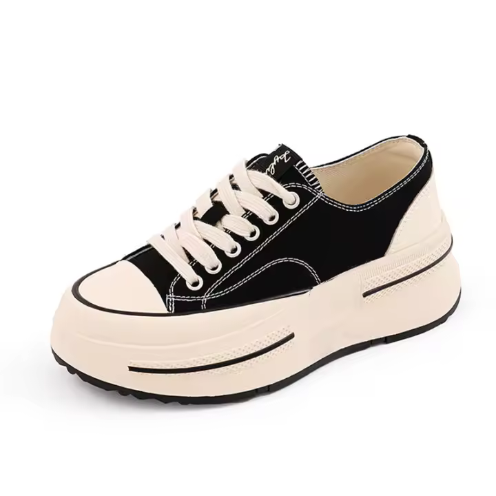 Alpargatas de piel de oveja de primera capa interior 2025 primavera nuevos zapatos de plataforma de aumento de las mujeres zapatos versátiles casuales de las mujeres niños. - 1