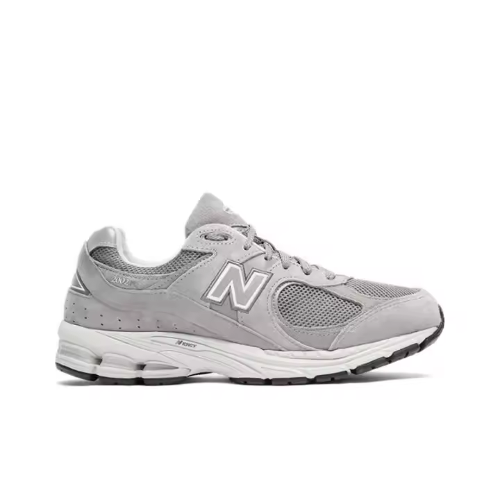 Leten 【100% auténtico】 NB 2002R Retro, combina con todo, informal, para correr, para hombres y mujeres, pegatinas de pared grises - 1