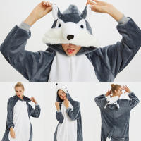 Kigurumi-ropa de dormir con dibujos de animales para niños y niñas, Pijamas suaves de unicornio para el hogar, Invierno - details 7