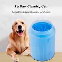 Taza limpiadora portátil para patas de perro: cepillo para mascotas con masaje de silicona sin enjuague, elimina el barro y protege las almohadillas - details 1