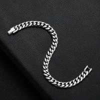Brazalete de Acero de Titanio y Acero Inoxidable Estilo Cubano Tendencia INS Joyería de Pulido - details 4