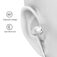 Auriculares con cable de 3,5mm, intrauditivos con cable y micrófono, auriculares estéreo HiFi de graves, deportes, música, juegos para teléfonos y PC - details 6