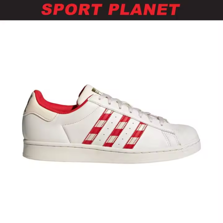 Leten Bunga Unisex Superstar Zapatilla de deporte navideña (GZ4715) Sport Planet Decal - 1