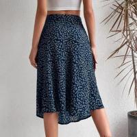 Falda de verano con estampado Floral para mujer, falda holgada de cintura alta, transpirable, elegante, ropa femenina - details 27