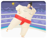 Ropa de Halloween inflable de Sumo de Japón, Conferencia Anual, actuación de comedia: Vestido de marioneta grande, versión gruesa - details 18