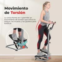 Stepper Giratorio con Manillar para Ejercicios en casa, Equipo Cardiovascular de bajo Impacto para un Entrenamiento Completo, con opción Escalador de Fitness Inteligente - details 1