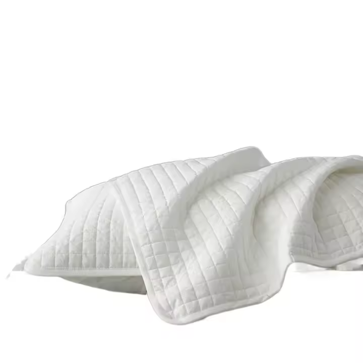 Funda de almohada duradera para prevención de manchas, toalla suave y cómoda, a prueba de sudor, aceite para la cabeza, Hotel, 2 uds. - 1