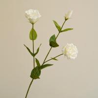 Grandes ramas de flores artificiales de Eustoma, 3 cabezas, simulación de tacto Real, flor de Lisianthus, flor falsa hidratante hecha a mano - details 4
