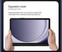 Ajuyu-funda de Teclado para tableta Samsung Galaxy Tab A9 Plus, 11 pulgadas, A9 +, funda inteligente con retroiluminación, SM-X210 en español, X216, X218 - details 5